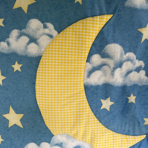 Precious Blue & Yellow Quilted Counting Sheep  Blanket - Picture 3 of 8